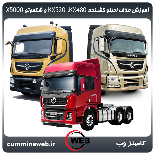 آموزش صفر تا صد حذف ادبلو کشنده KX480، KX520 و شکموتو X5000